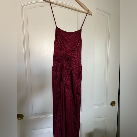 Red printed jumpsuit from Urban Outfitters Size 4. - Picture 3 of 5